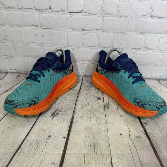 Hoka One One Challenger ATR 7 Womens 7.5 Shoes Running Trail Blue 1134498 CVOR - Picture 3 of 14